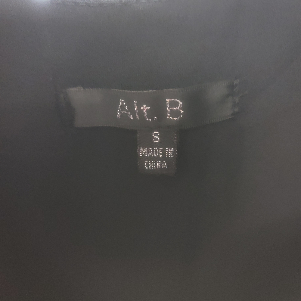 Alt.b Black Asymmetrical Ruffle Dress - Picture 5 of 9